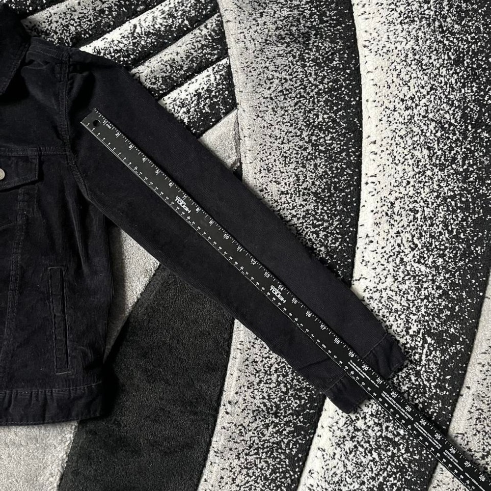Women's Gap Black Corduroy Button Up Jacket - Picture 5 of 7